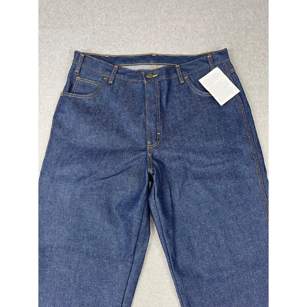 Steel Guard Pro FR Carpenter Jeans Mens 38x32 Blue Relaxed CAT 2 2112 NWT
